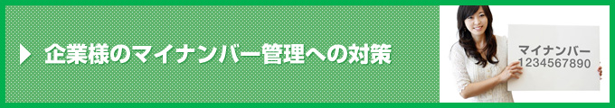 企業様のマイナンバー管理への対策